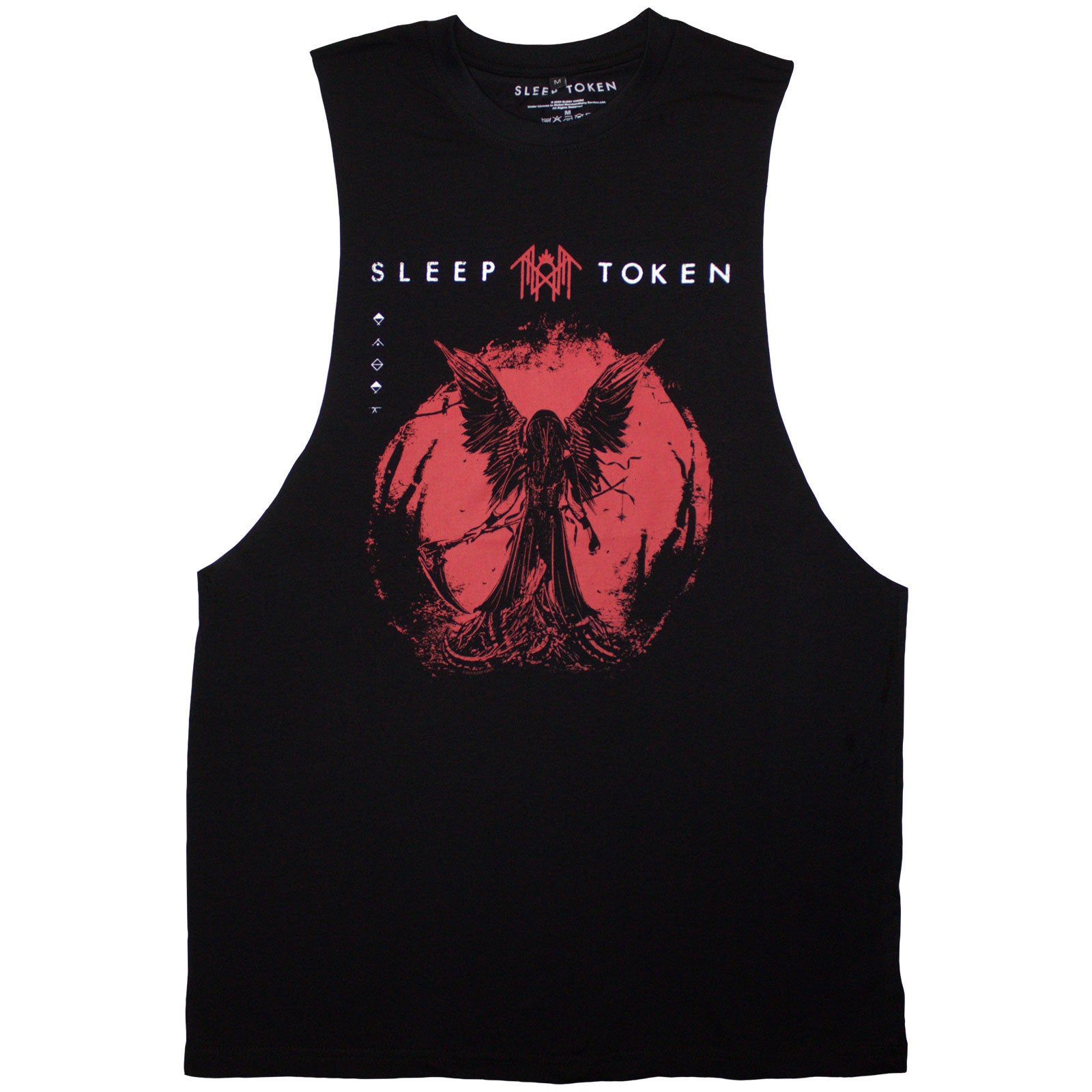 Sleep Token Unisex Vest T-Shirt: Take Me Back To Eden (Black)