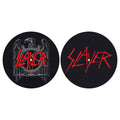 Slayer Turntable Slipmat Set: Eagle/Scratched Logo