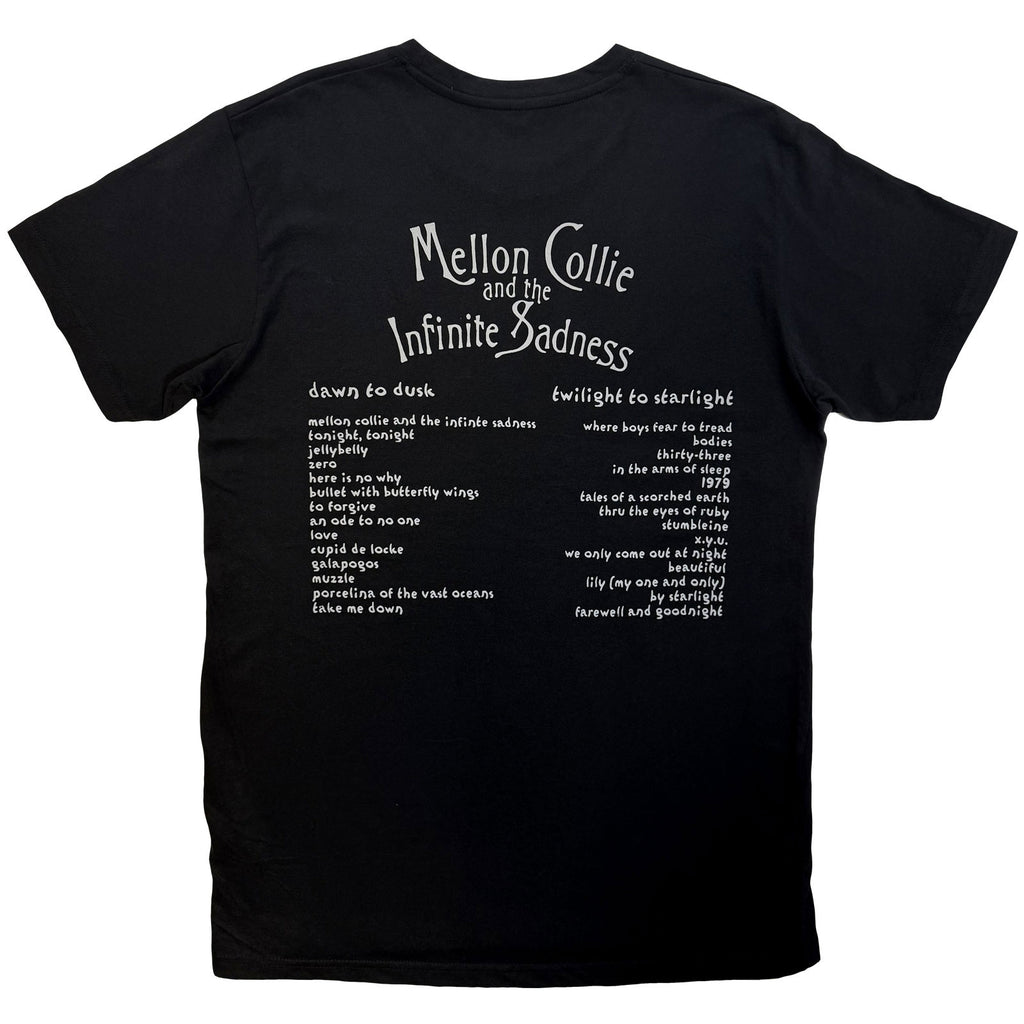 The Smashing Pumpkins Unisex Premium Carbon T-Shirt: Mellon Collie Animals (Black) (Back Print)