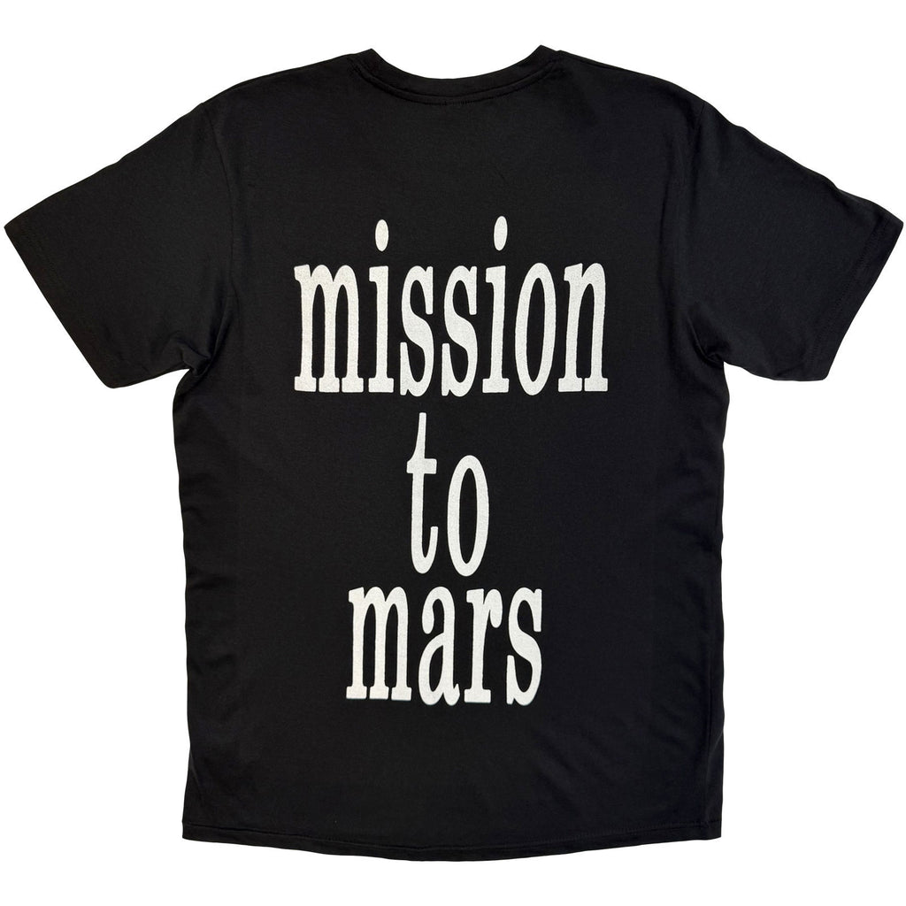 The Smashing Pumpkins Unisex Premium Carbon T-Shirt: Mission To Mars (Black) (Back Print)