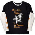 The Smashing Pumpkins Unisex 2 In 1 Layered Long Sleeve T-Shirt: Infinite Sadness (Black & White) (Sleeve Print)