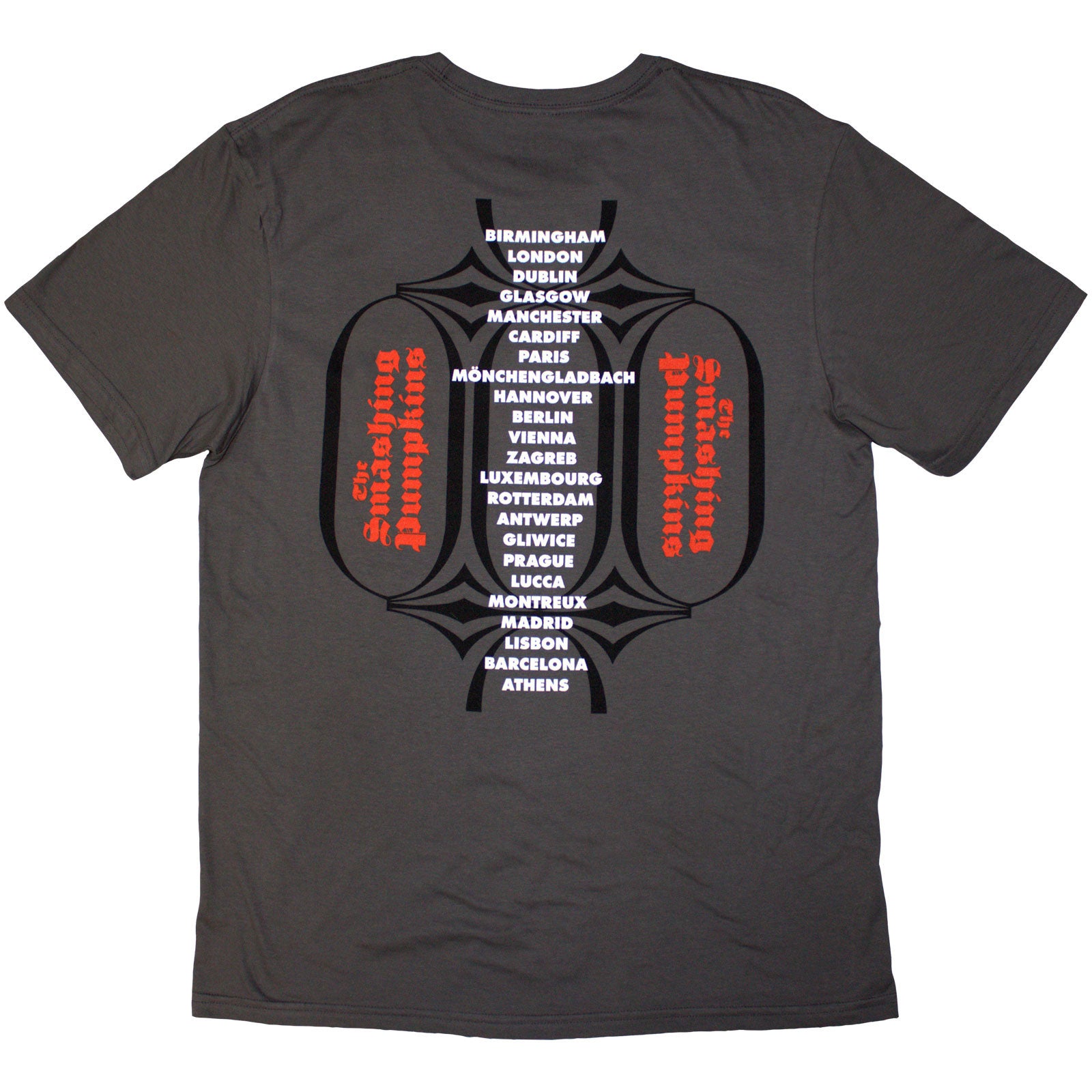 The Smashing Pumpkins Unisex T-Shirt: Billy (Charcoal Grey) (Back Print)