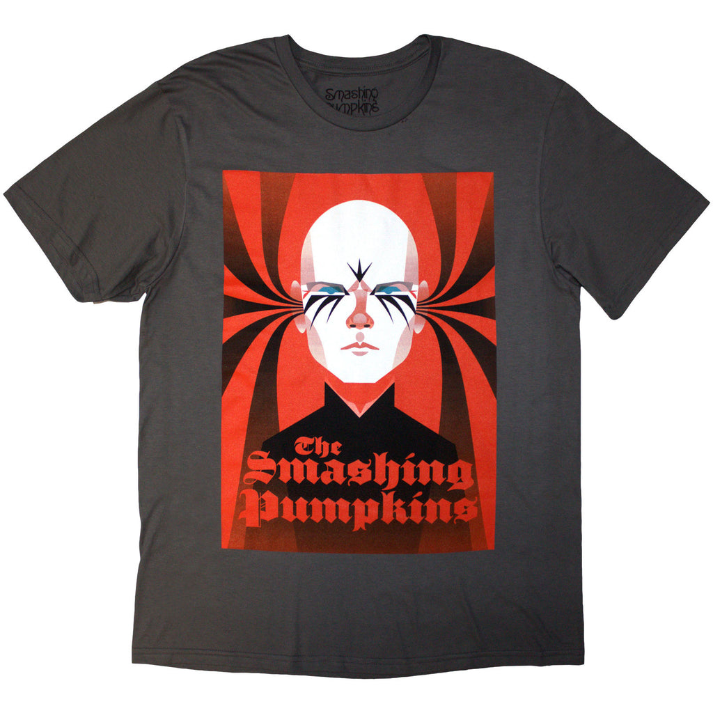 The Smashing Pumpkins Unisex T-Shirt: Billy (Charcoal Grey) (Back Print)
