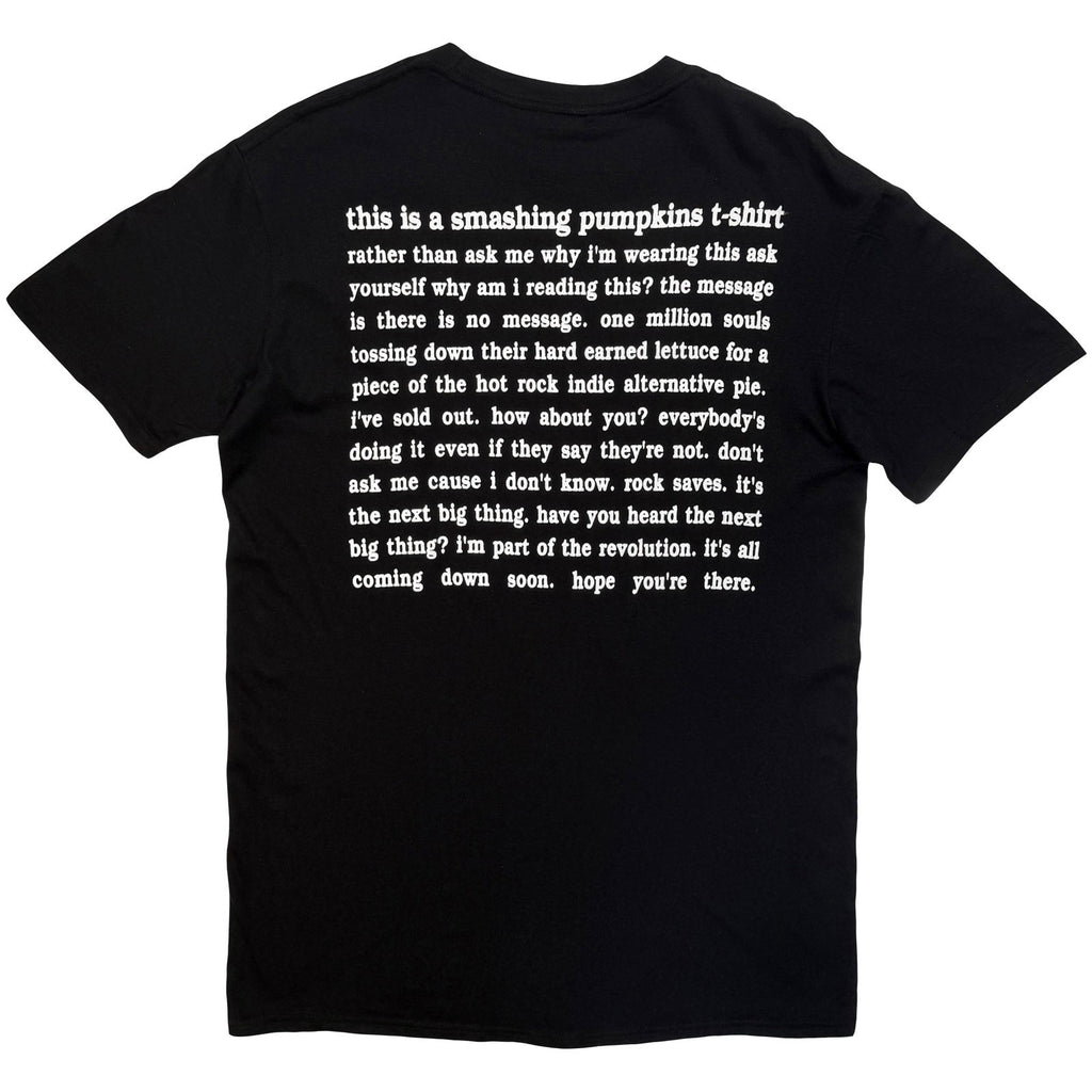 The Smashing Pumpkins Unisex T-Shirt: Star Girl (Black) (Back Print)