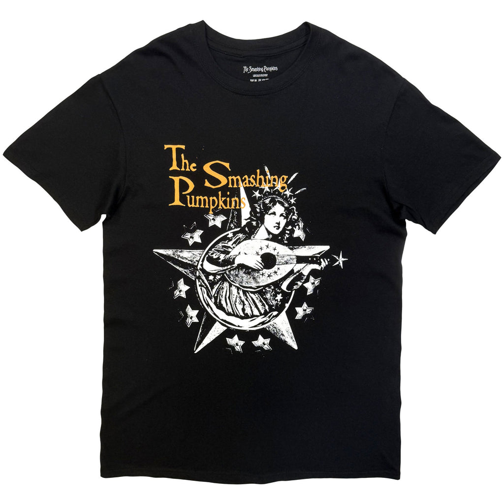 The Smashing Pumpkins Unisex T-Shirt: Star Girl (Black) (Back Print)