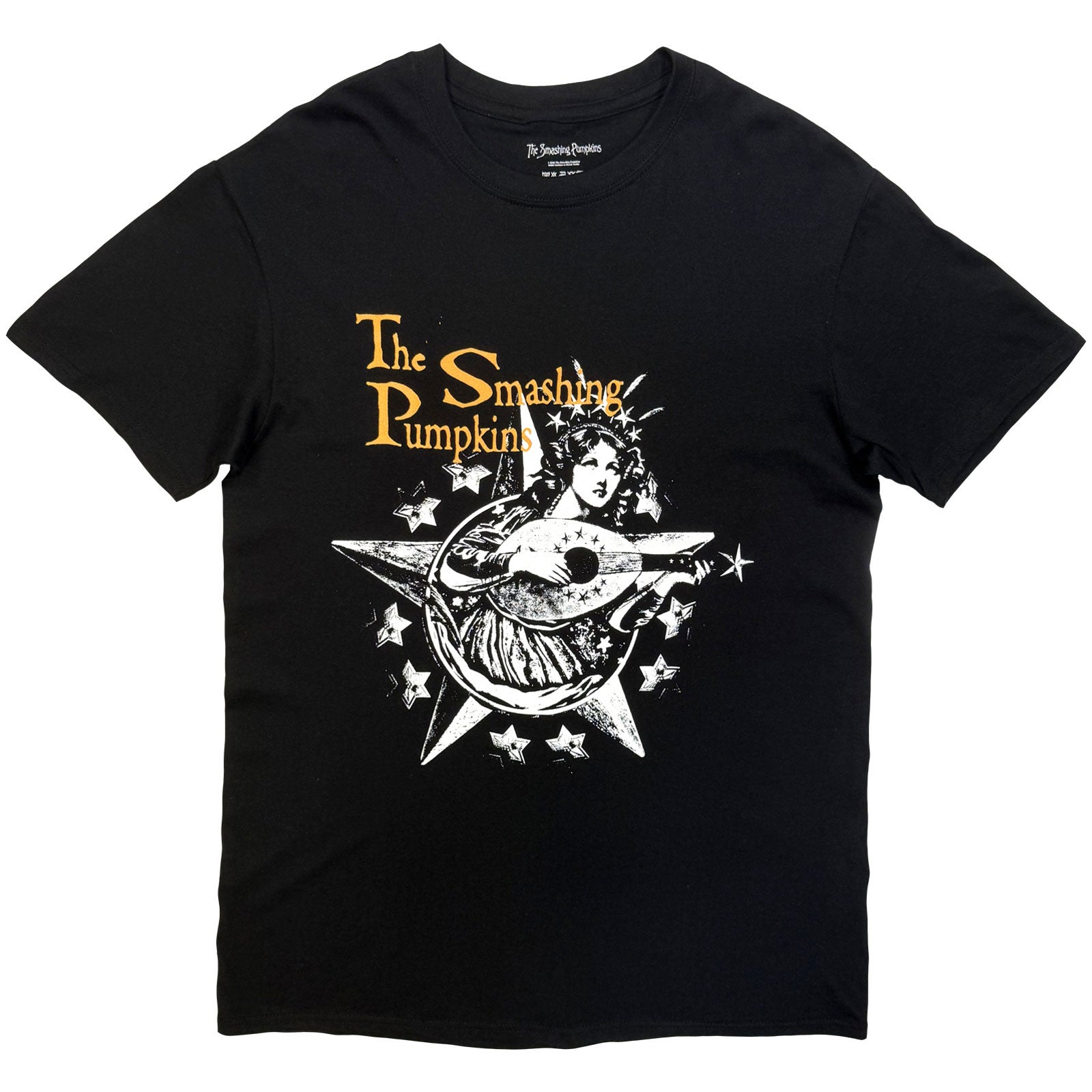 The Smashing Pumpkins Unisex T-Shirt: Star Girl (Black) (Back Print)