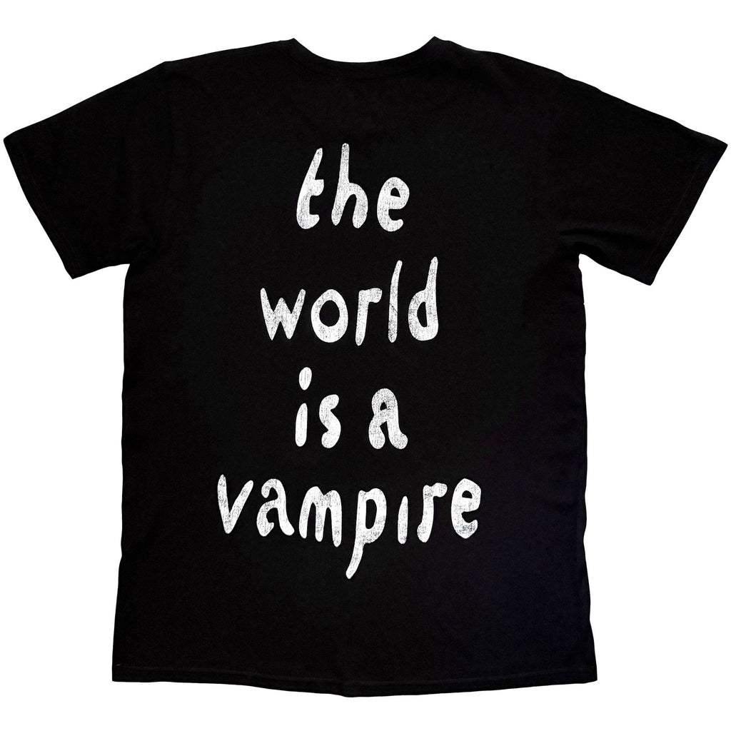 The Smashing Pumpkins Unisex T-Shirt: The World Is A Vampire (Black) (Back Print)