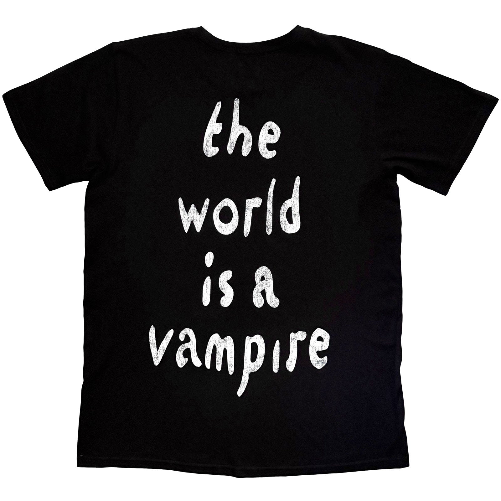 The Smashing Pumpkins Unisex T-Shirt: The World Is A Vampire (Black) (Back Print)