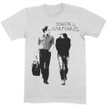 Simon & Garfunkel Unisex T-Shirt: Walking (Light Heather)