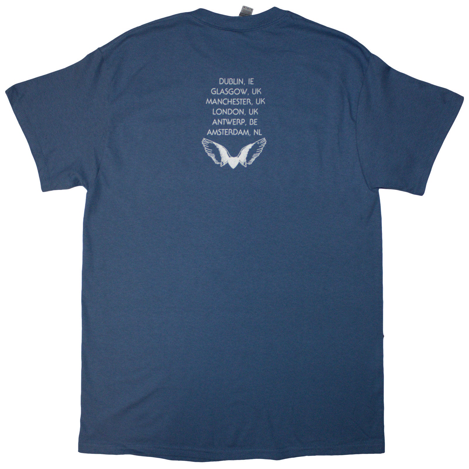 Stevie Nicks Unisex T-Shirt: Tour '24 Wings (Blue) (Back Print & Ex-Tour)