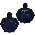 Stevie Nicks Unisex Zipped Hoodie: Tour '24 Live Photo (Navy Blue) (Back Print & Ex-Tour)