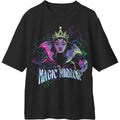 Disney Unisex T-Shirt: Snow White Evil Queen Mirror (Black)