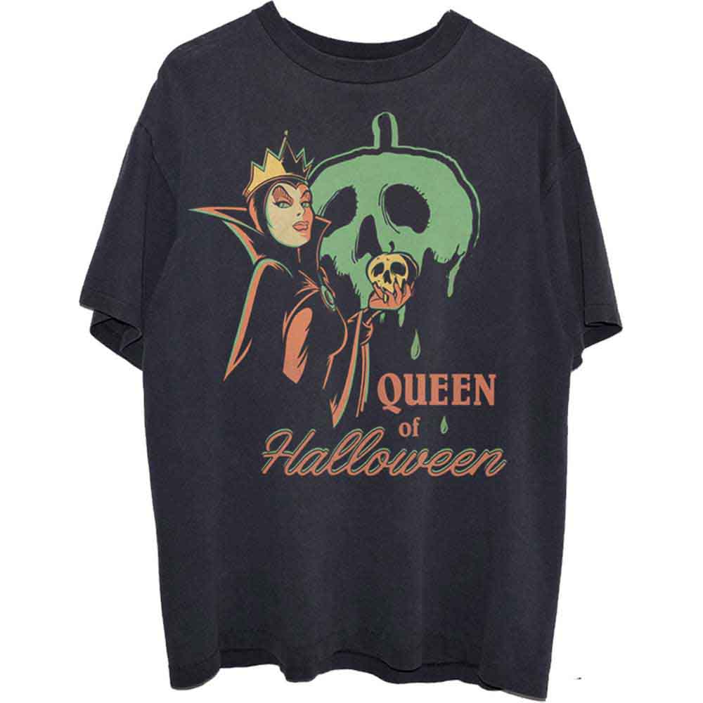 Disney Unisex T-Shirt: Snow White Queen of Halloween (Black)