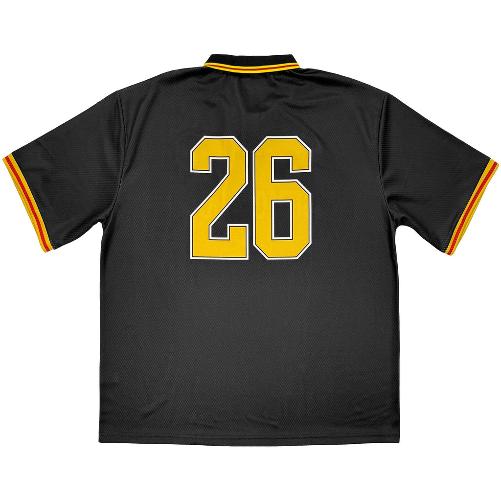 System Of A Down Unisex Sports Jersey: Milan Event Tour '26 (Black) (Back Print & Ex-Tour)