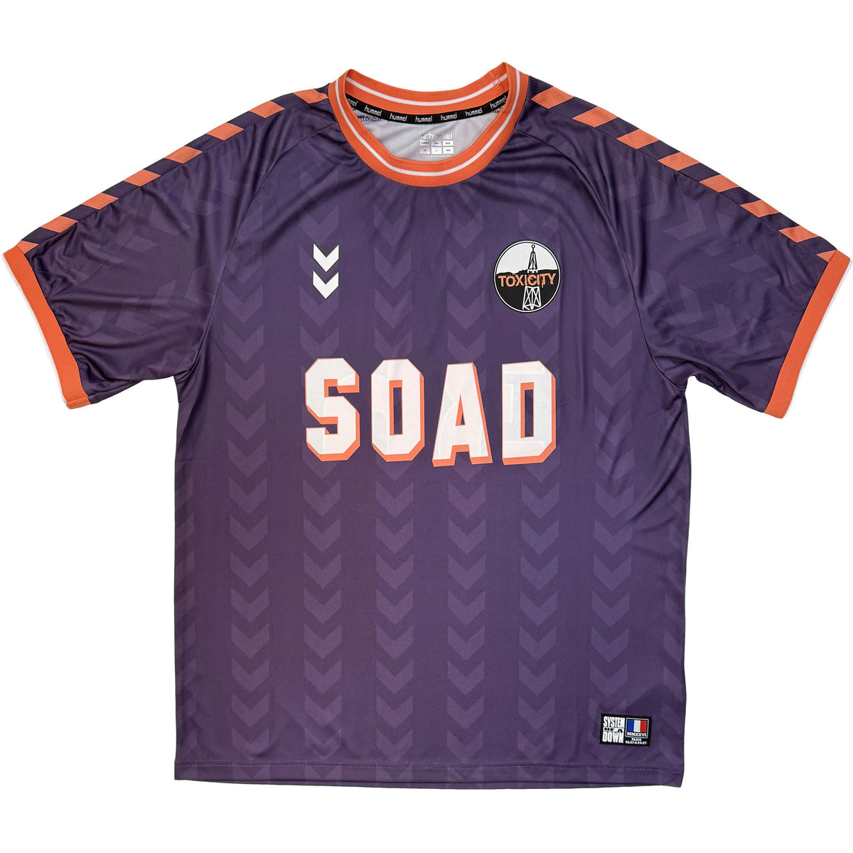 System Of A Down Unisex Sports Jersey: Hummel Paris Tour '26 (Purple) (All Over Print & Ex-Tour)