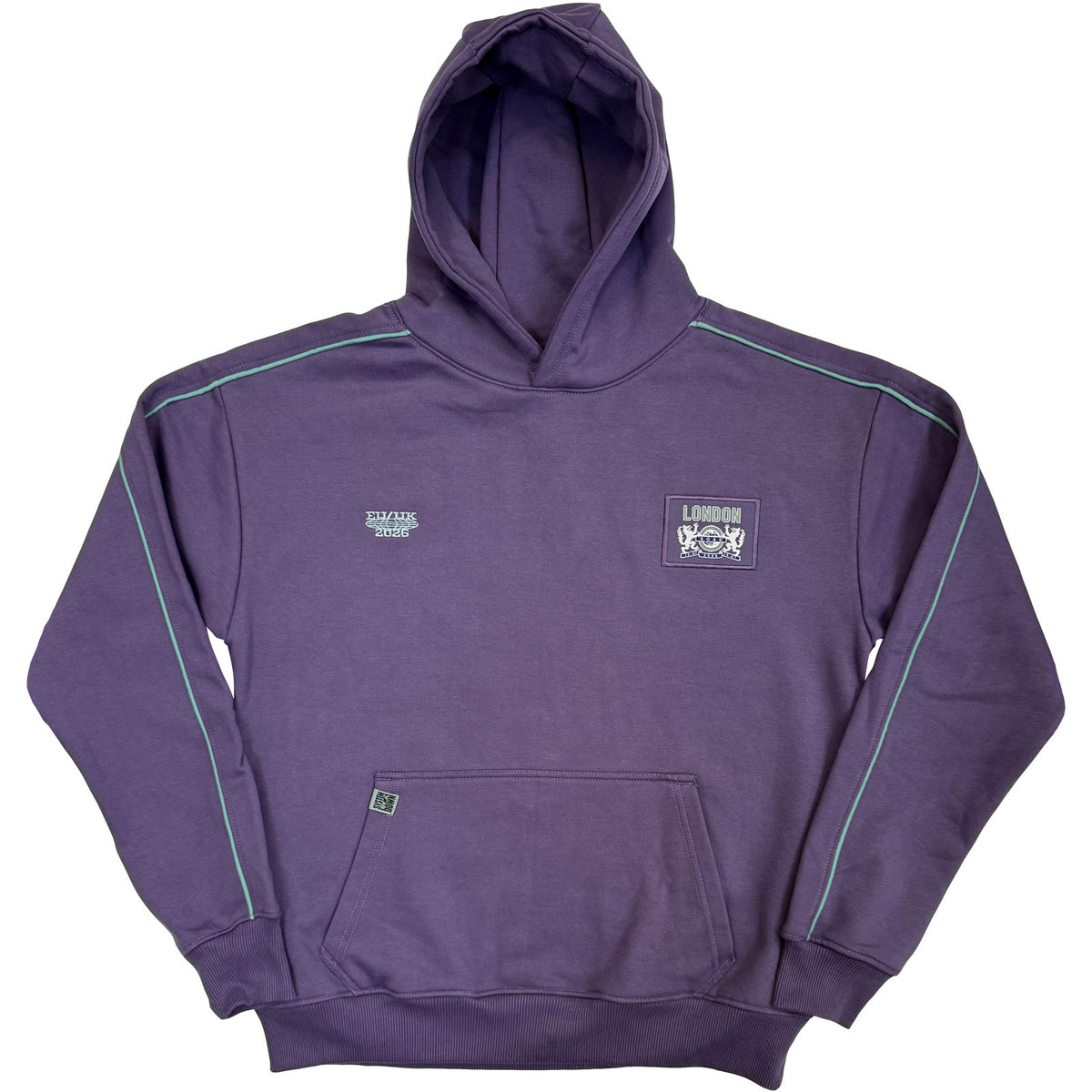 System Of A Down Unisex Pullover Hoodie: London Event Tour '26 (Purple) (Back Print & Ex-Tour)