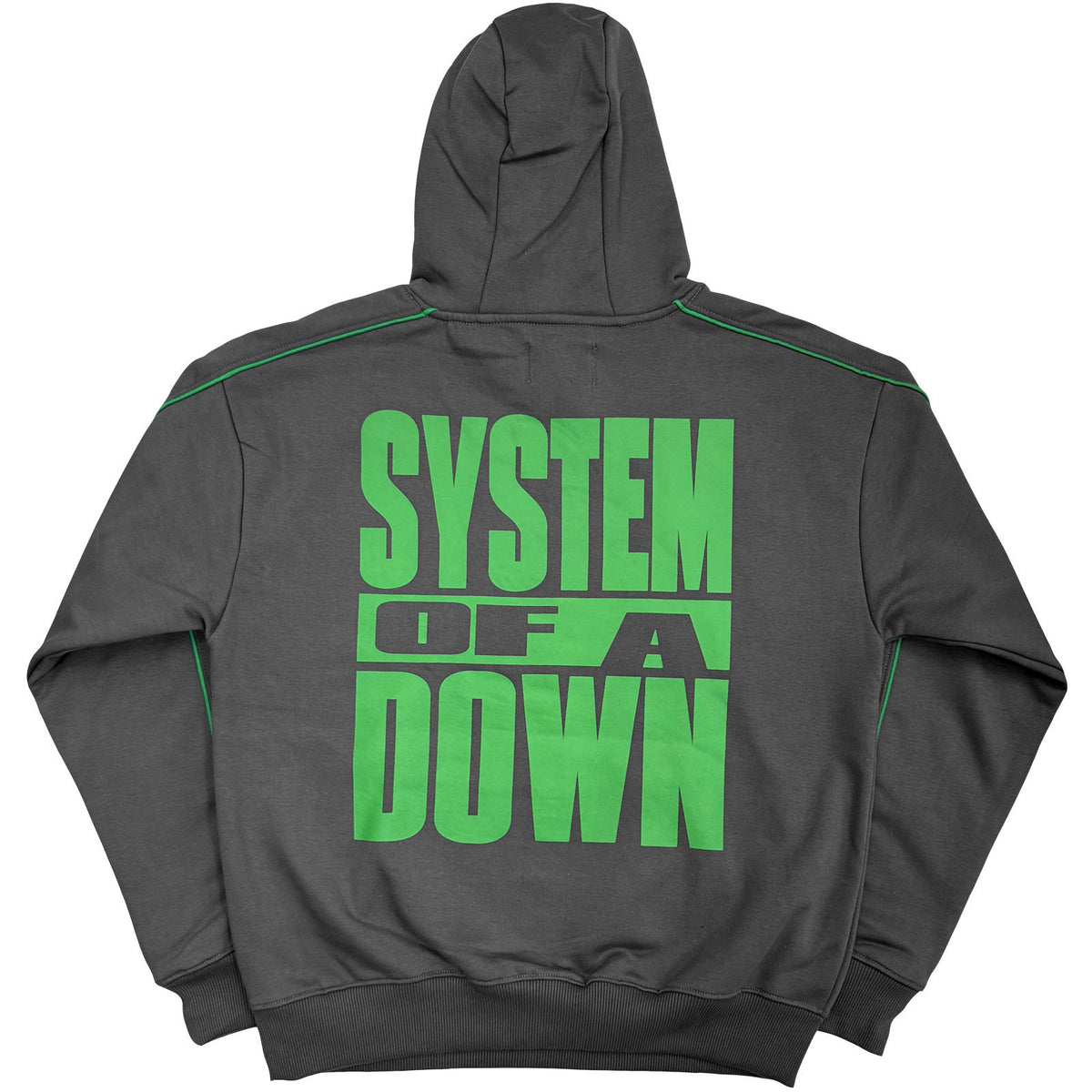 System Of A Down Unisex Pullover Hoodie: Warsaw Event Tour '26 (Grey) (Back Print & Ex-Tour)