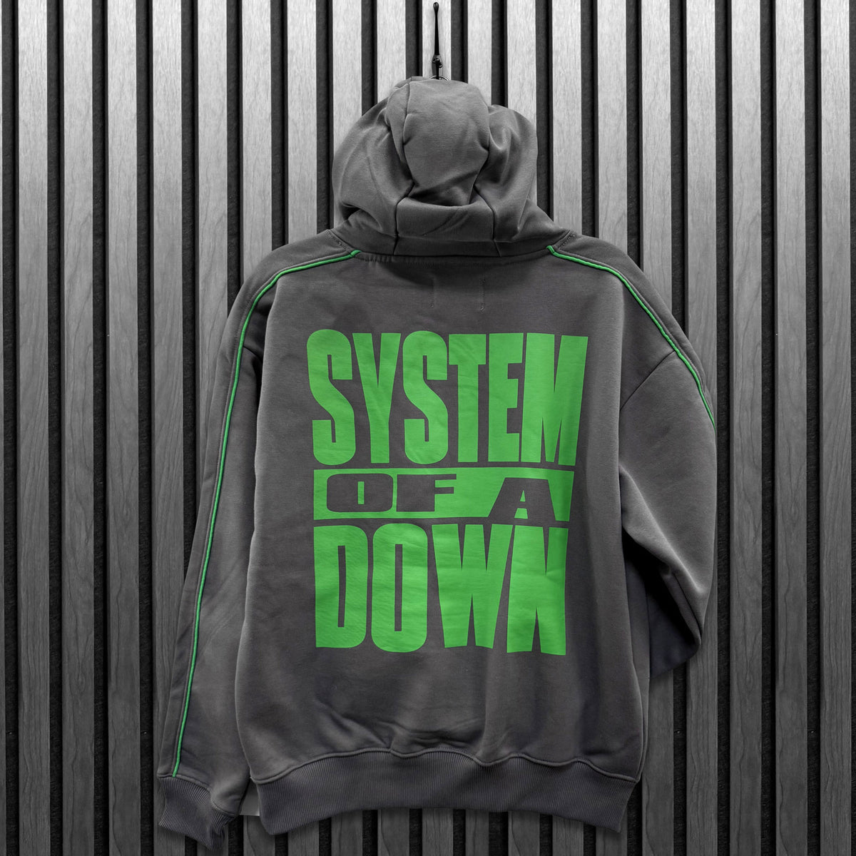System Of A Down Unisex Pullover Hoodie: Warsaw Event Tour '26 (Grey) (Back Print & Ex-Tour)