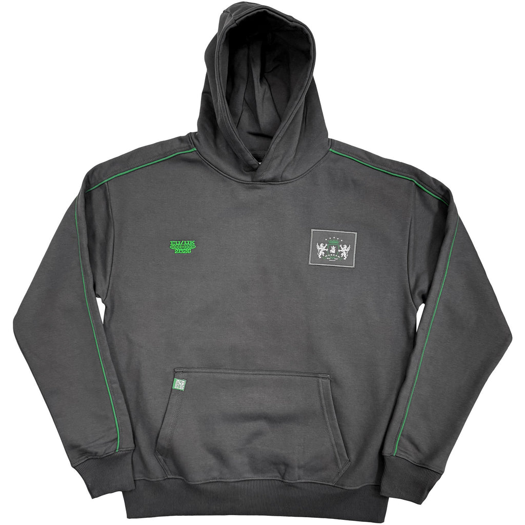 System Of A Down Unisex Pullover Hoodie: Warsaw Event Tour '26 (Grey) (Back Print & Ex-Tour)