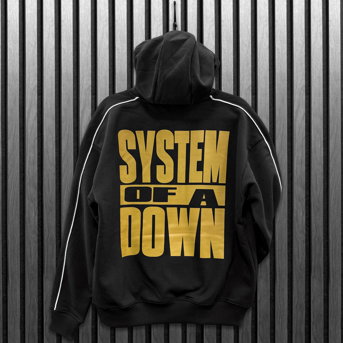 System Of A Down Unisex Pullover Hoodie: Paris Event Tour '26 (Black) (Back Print & Ex-Tour)