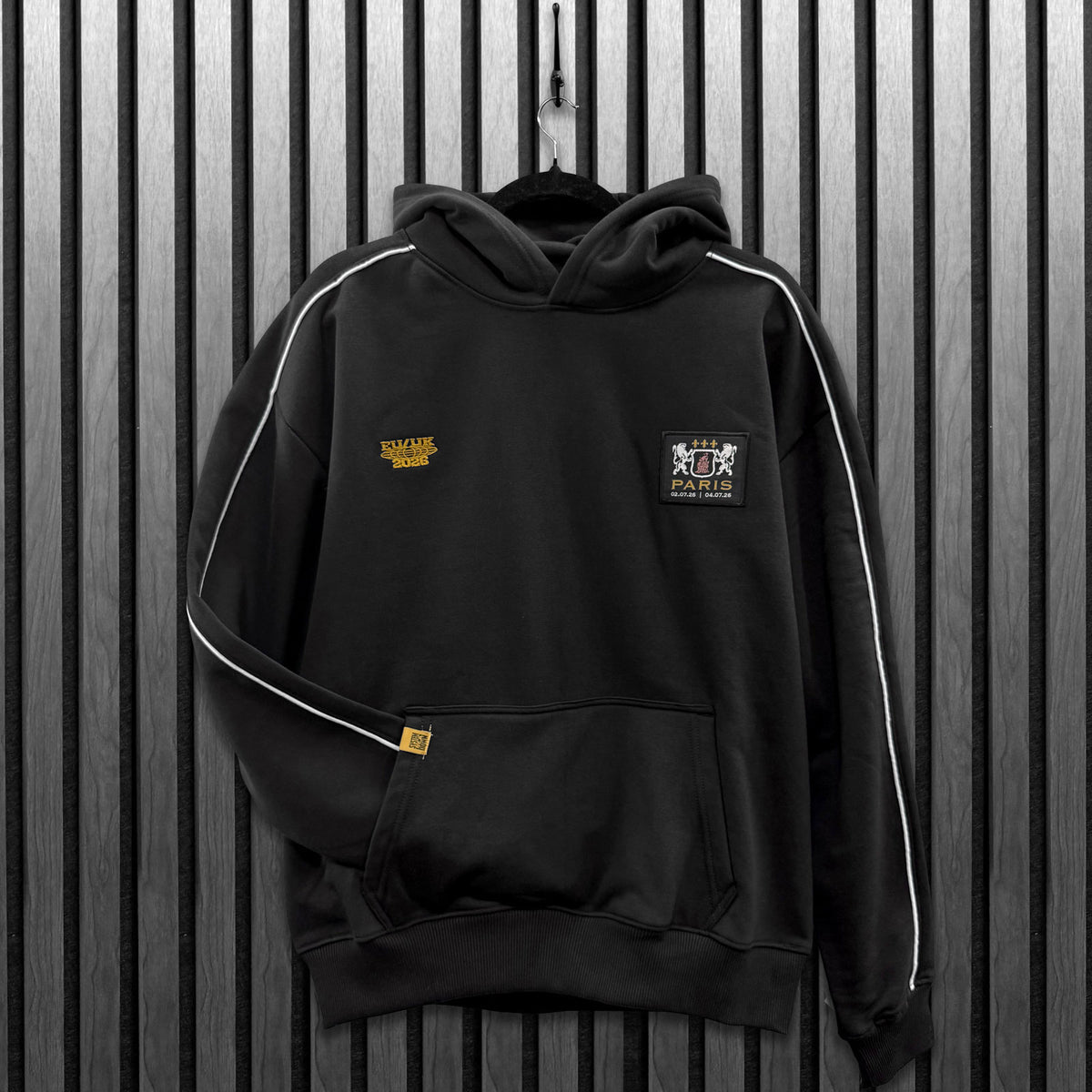 System Of A Down Unisex Pullover Hoodie: Paris Event Tour '26 (Black) (Back Print & Ex-Tour)