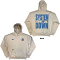 System Of A Down Unisex Pullover Hoodie: Milan Event Tour '26 (Natural) (Back Print & Ex-Tour)