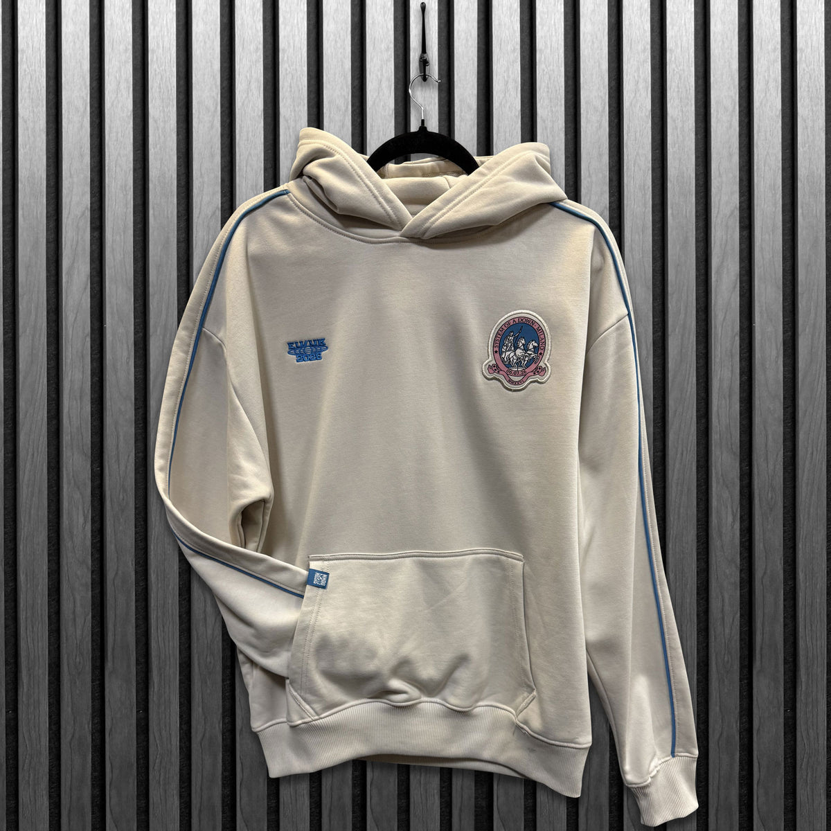 System Of A Down Unisex Pullover Hoodie: Milan Event Tour '26 (Natural) (Back Print & Ex-Tour)