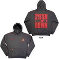 System Of A Down Unisex Pullover Hoodie: Berlin Event Tour '26 (Grey) (Back Print & Ex-Tour)