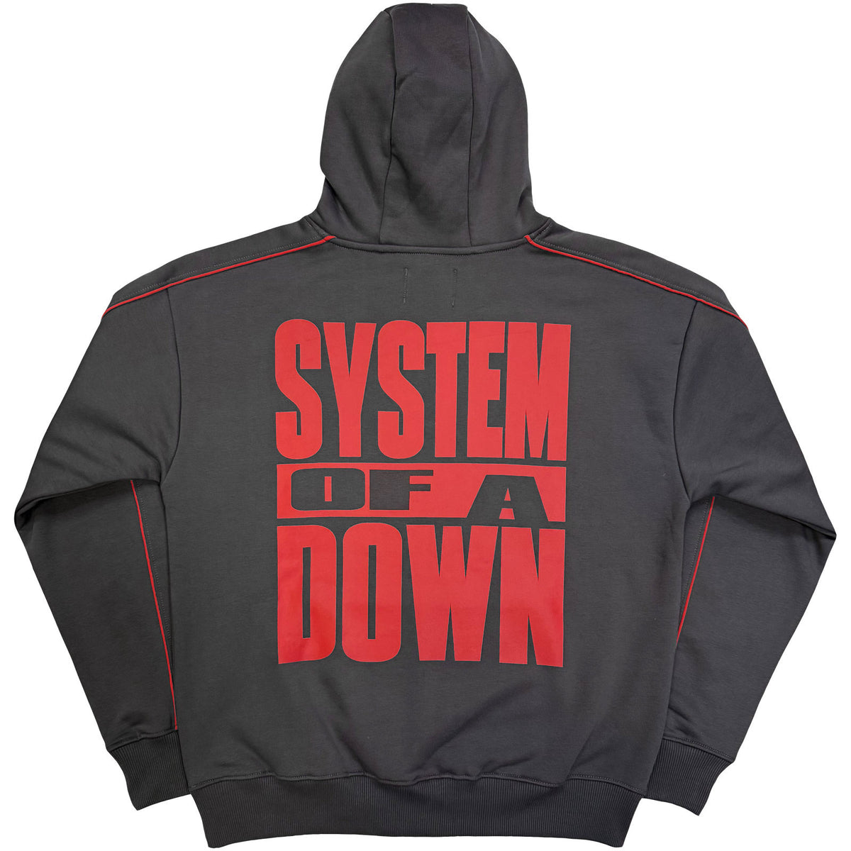 System Of A Down Unisex Pullover Hoodie: Berlin Event Tour '26 (Grey) (Back Print & Ex-Tour)