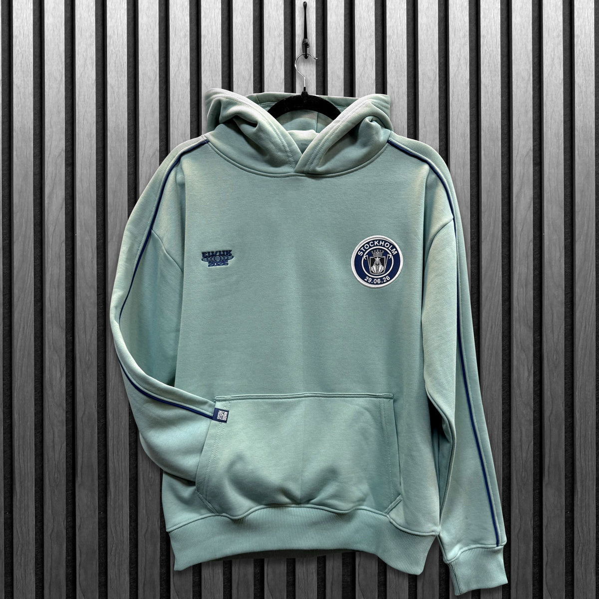 System Of A Down Unisex Pullover Hoodie: Stockholm Event Tour '26 (Light Blue) (Back Print & Ex-Tour)
