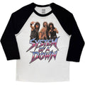 System Of A Down Unisex Raglan T-Shirt: Hair Metal Tour '26 (Black & White) (Ex-Tour)