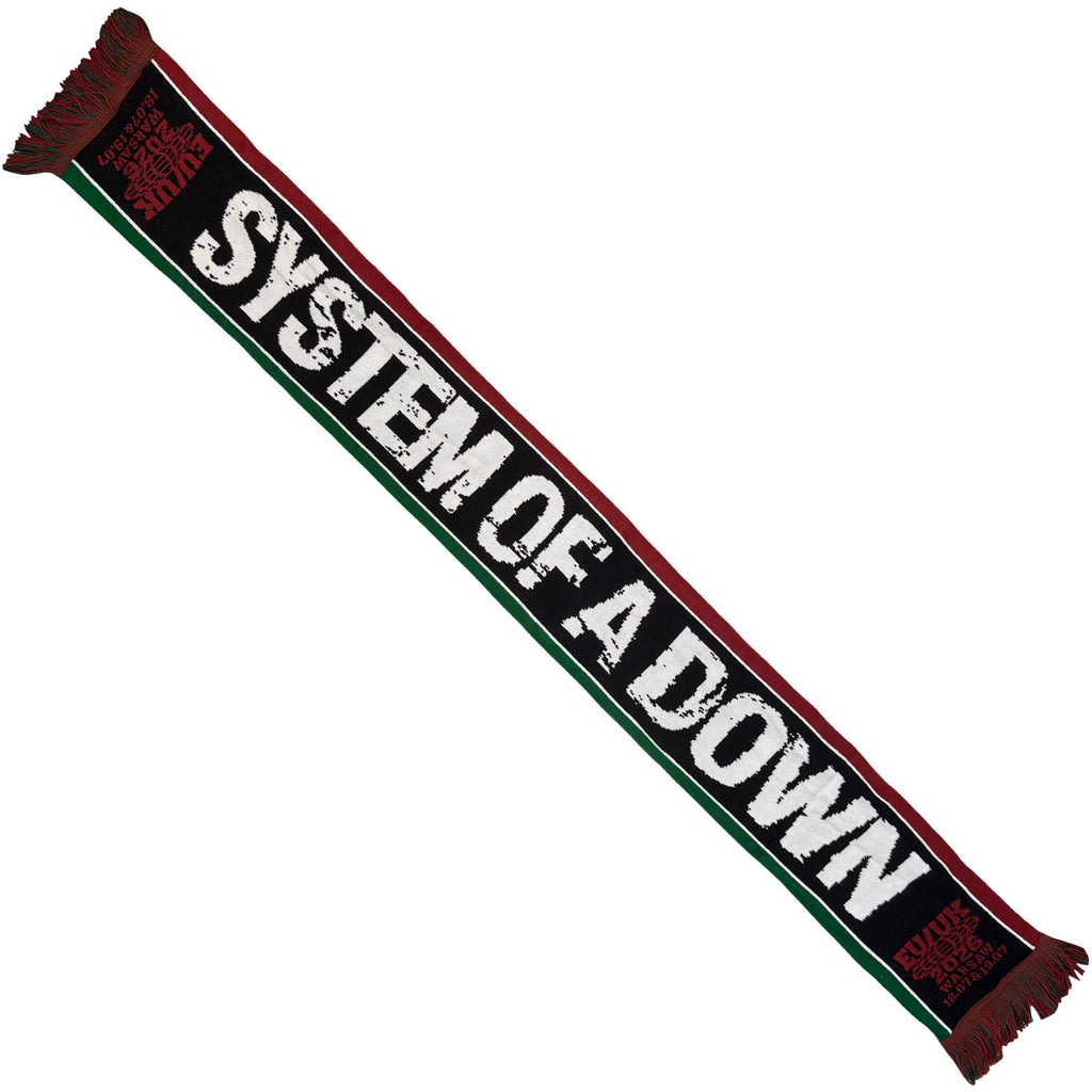 System Of A Down Unisex Scarf: Warsaw Event Tour '26 (Multicolour) (Ex-Tour)