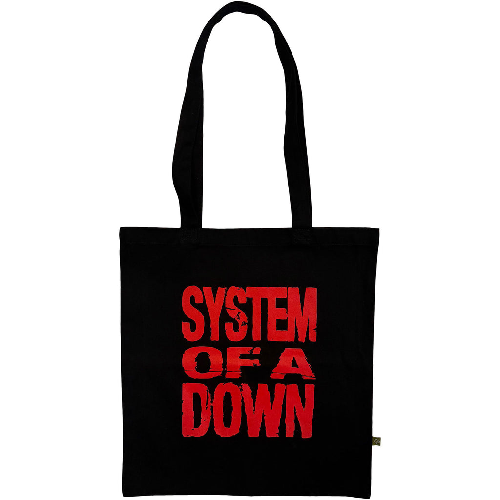 System Of A Down Tote Bag: London Event Tour '26 (Black) (Back Print & Ex-Tour)