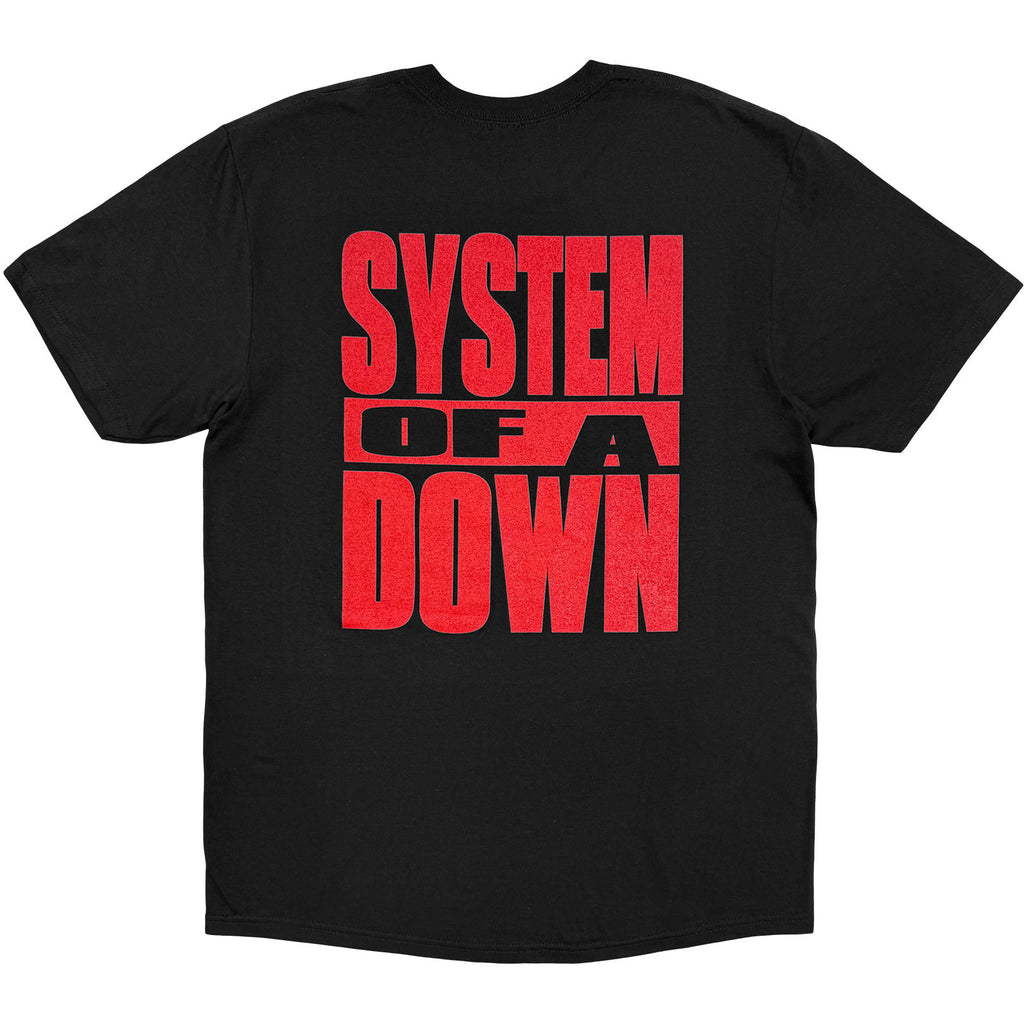 System Of A Down Unisex T-Shirt: Dusseldorf Event Tour '26 (Black) (Ex-Tour)