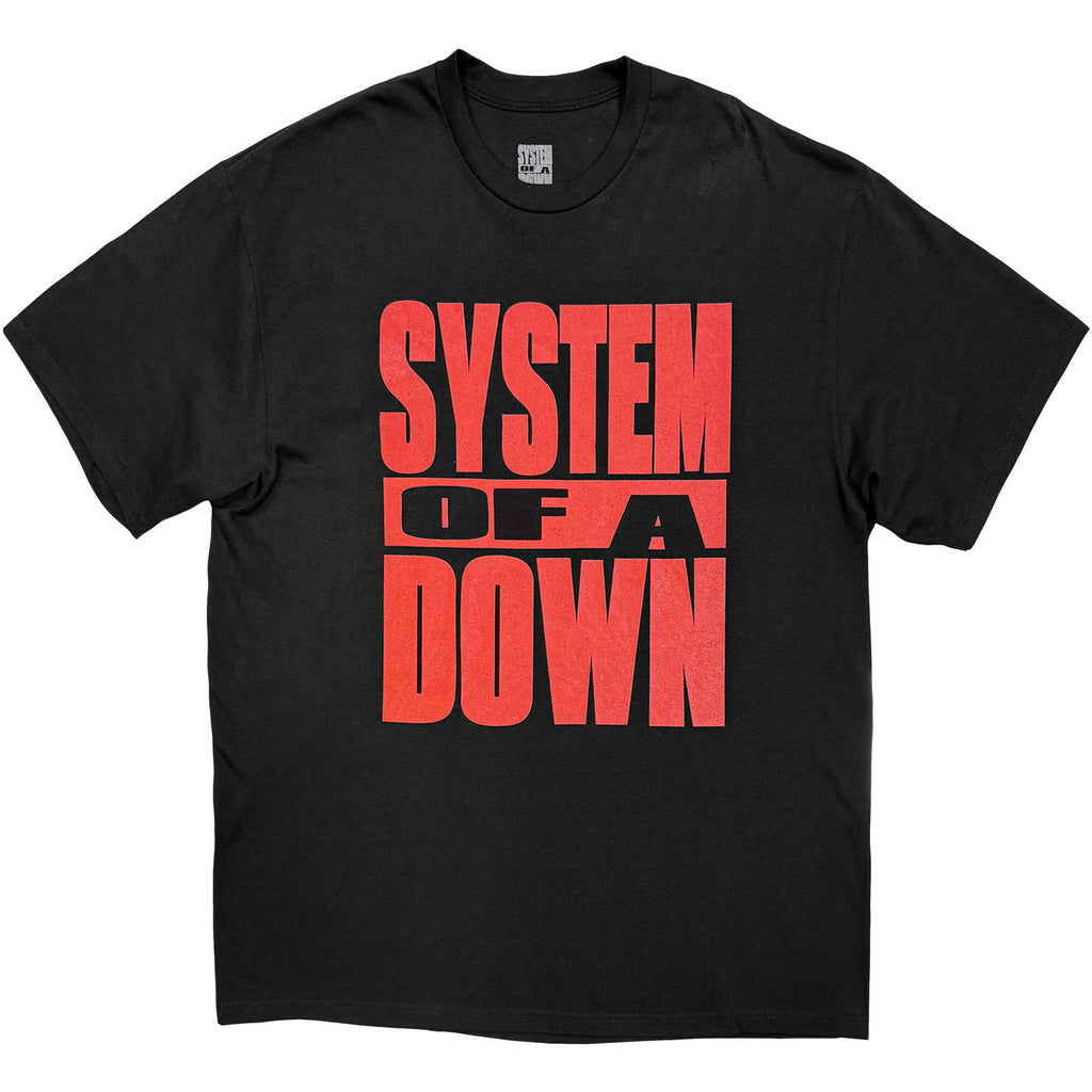System Of A Down Unisex T-Shirt: Warsaw Event Tour '26 (Black) (Back Print & Ex-Tour)