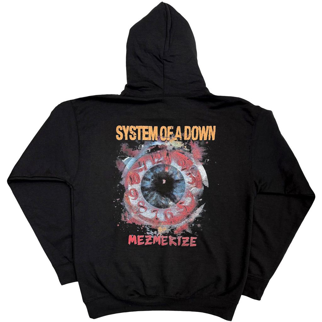 System Of A Down Unisex Pullover Hoodie: Mezmerize (Black) (UNFINISHED)