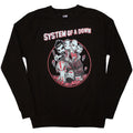 System Of A Down Unisex Sweatshirt: Mushroom People (Black)