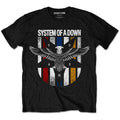 System Of A Down Unisex T-Shirt: Eagle Colours (Black)