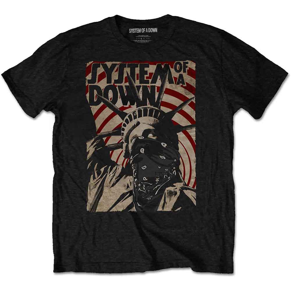 System Of A Down Unisex T-Shirt: Liberty Bandit (Black)