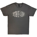 System Of A Down Unisex T-Shirt: Stretched Logo (Charcoal Grey)