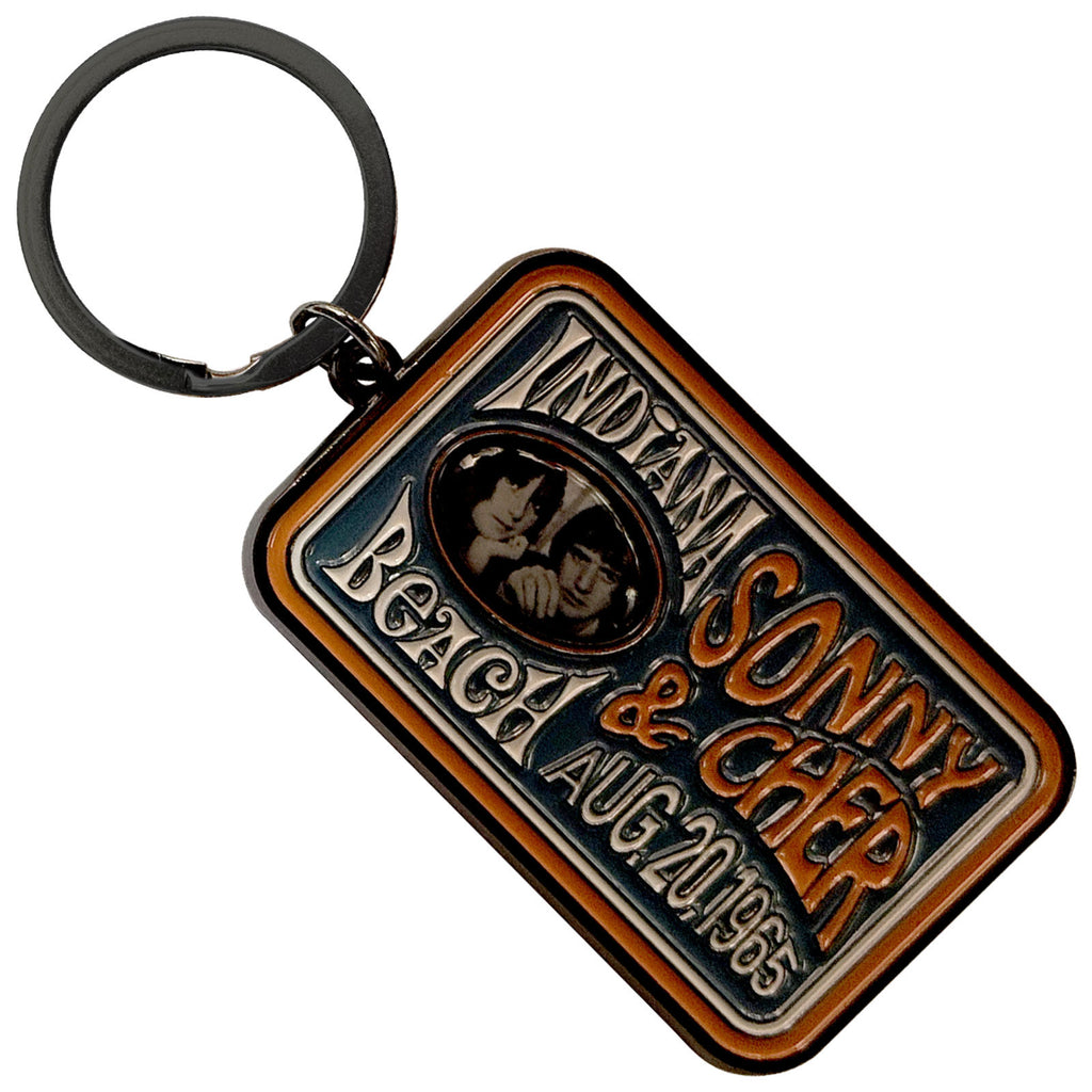 Sonny & Cher Keychain: Indiana Beach