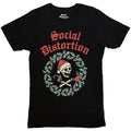 Social Distortion Unisex T-Shirt: Wreath (Black)