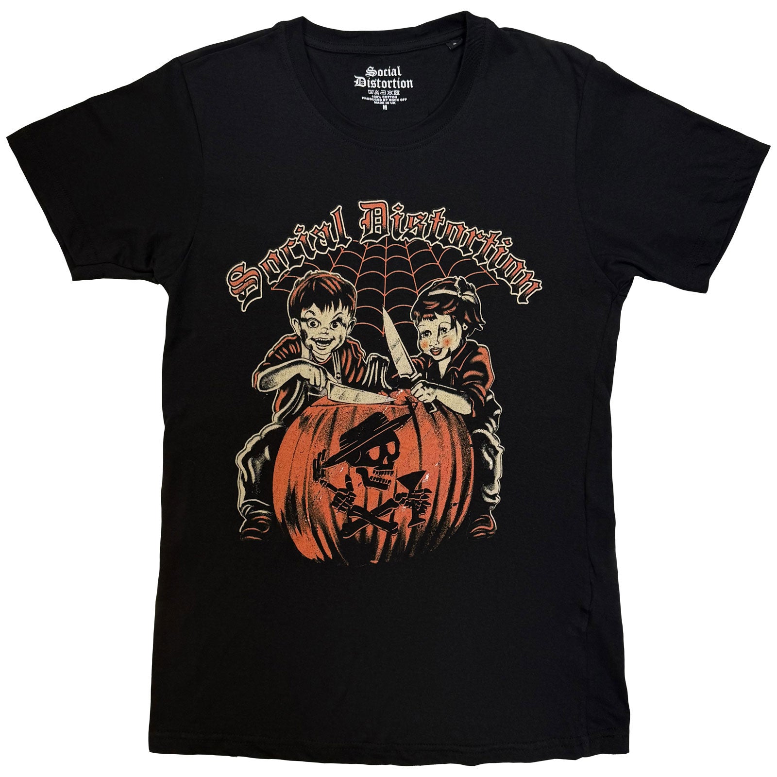 Social Distortion Unisex T-Shirt: Halloween (Black)