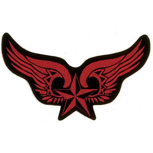 Generic Standard Patch: Winged Nautical Star