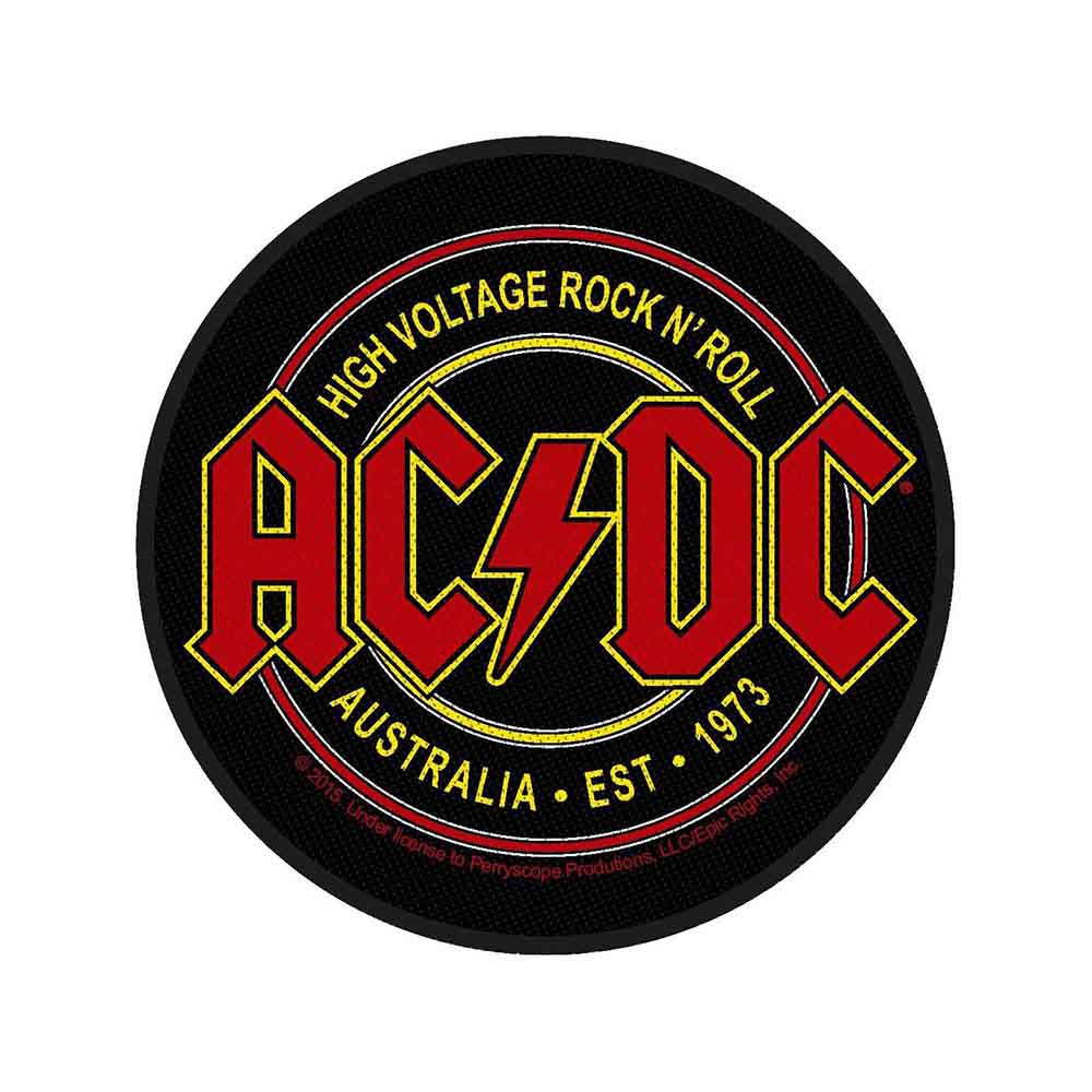 AC/DC Standard Patch: High Voltage Rock N Roll