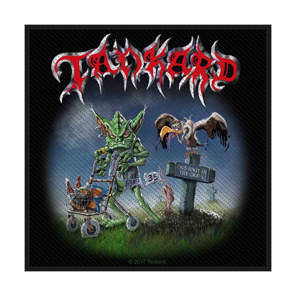 Tankard Standard Patch: One Foot in the Grave
