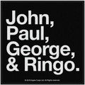 The Beatles Standard Patch: John, Paul, George & Ringo