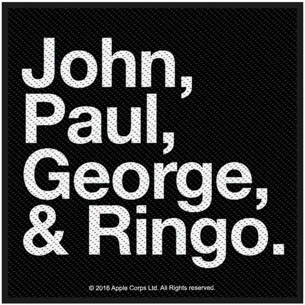 The Beatles Standard Patch: John, Paul, George & Ringo