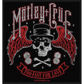 Motley Crue Standard Patch: Too Fast For Love