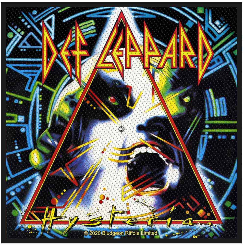Def Leppard Standard Patch: Hysteria